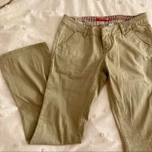 UnionBay Fit and Flare Mid-Rise Light Khaki Pants